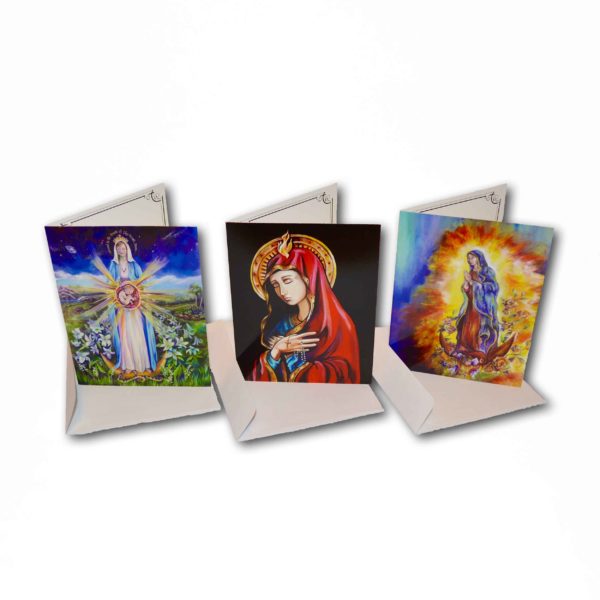 Our Lady Notecards Set Of 6 Jaunty Fruit Studios